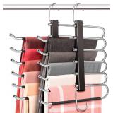 Space-Saving 6-Tier Pant Hangers (2)