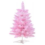 2FT Pink Artificial Christmas Tree with Stand