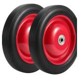 PINGEUI 2-Pack 10' Semi-Pneumatic Tire Wheels