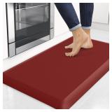 StepRite 4/5' Thick Kitchen Mat, Red, 32x20'