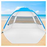 Beach Tent Sun Shelter for 3/4 People, UPF 50+