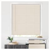 LazBlinds Cordless Vinyl Blinds, 20x48 Beige