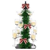 Christmas Cocktail Tree Stand, 3-Tier Holders