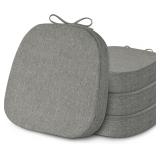 2.4' Thick Metal Chair Cushions 14x14 Set of 4