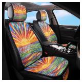 Car Seat Covers Set, 2 Front Seats, Hub