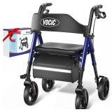VOCIC Walkers: Z21 Rollator with Seat