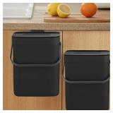 LALASTAR Countertop Compost Bin 5L Black