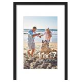 decorUhome 11x17 Picture Frame, Black, 1-Pack