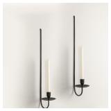 Iron wall candle sconce set, 24inch
