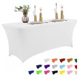 Yellow 4FT Rectangular Spandex Tablecloth