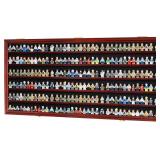 $160 DisplayGifts Miniatures Case Mahogany