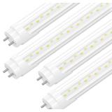 4-Pack T8 LED 4FT Tube Lights 24W 6500K ETL