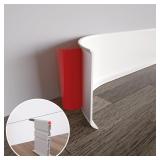 $116 COUKIU Flexible Baseboard Trim, White