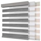 Joydeco Cordless Zebra Blinds 34x75' Gray