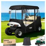 10L0L 2-Pass Golf Cart Enclosure with Roof