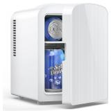 Mini Fridge 4L/6 Can Cooler & Warmer, White