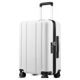 Carry On Luggage 22x14x9, 20' 40L White