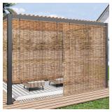 Paramondo Outdoor Roller Shades 31x72 Brown