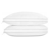 $140 Globon Luxury Feather Down Pillow 18x26'