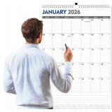 GuassLee XL Wall Calendar 2026-27, 36'x24'