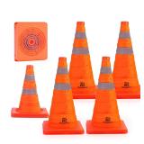 RoadHero 18' 6 Pack Collapsible Traffic Cones