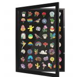 Americanflat 14x18 Pin Display Case - Black