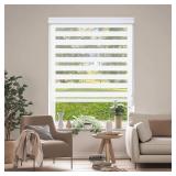 $125 Allbright Cordless Zebra Blinds 34x72 (3 pack