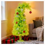 3ft Christmas Tree with 17 Ornaments, 150 LEDs
