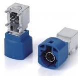 $150 Fakra HSD Connector: Right-Angle LVDS 4-Pin 1