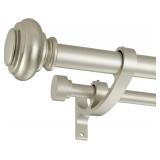 Double Curtain Rods 36-72' with Brackets