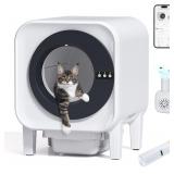 $229 Self-Cleaning Litter Box, 75L, Black