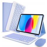 SOPPY iPad Keyboard Case 11th Gen Purple