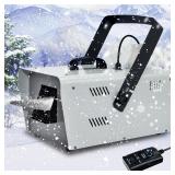 $135 TCFUNNY Snow Machine 1500W with Remote