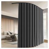 Room Divider Curtains with Ceiling Track Set