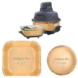 Air Fryer Liners for Ninja Crispi FN101GY