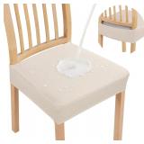 Smiry Waterproof Chair Covers Set of 4, Beige