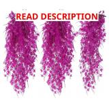 RECUTMS Fake Hanging Plants (Fuchsia)
