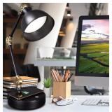 18' Modern Adjustable 3-Color LED Table Lamp