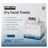 Kirkland Daily Dry Facial Towels, 200
