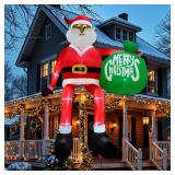OurWarm 13 FT Santa Inflatable with LED Lights