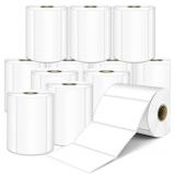 LIKED 4'x2' Direct Thermal Labels, 12 Rolls
