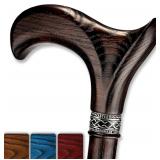 Asterom Walking Cane - Handmade Wood