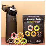 Scented Air Water Bottle   650mL, Black
