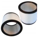 HQRP 2-Pack Filter for Shop Vac (White)