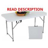 FDW Folding Half Table, 6/4FT White
