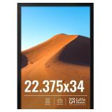 LaVie Home 22.375x34 Picture Frame, Black