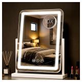 Antok Vanity Mirror with Lights, 14x18