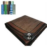 90% Shade Cloth 10x10ft Brown