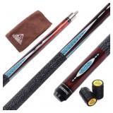 CUESOUL 58' Maple Pool Cue Set 11.5/13mm Tips
