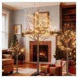 $140 Cofiyard 3-Pack Christmas Trees 4/6/8 Ft